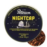 Cutie metalica cu 50 grame de tutun pentru fumat pipa aromat Peterson Nightcap
